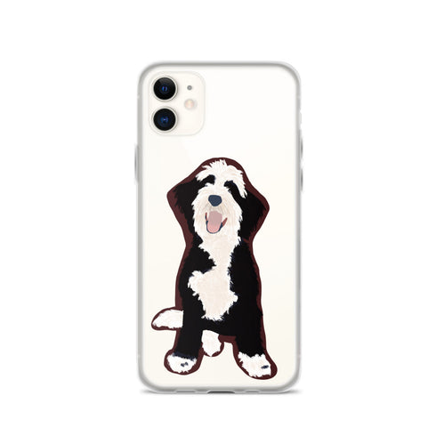 Bernedoodle iPhone Case